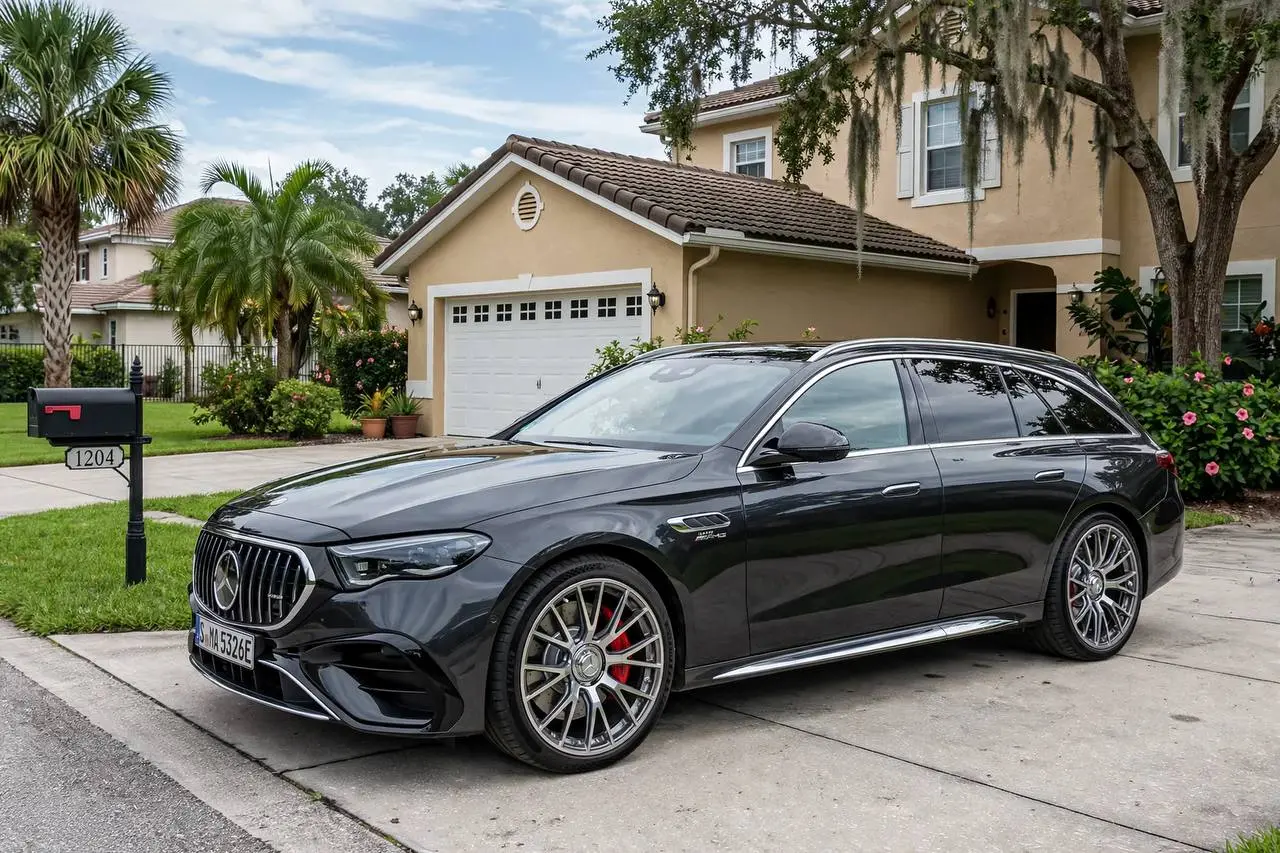 Black Mercedes after exterior refinement by Rigger Premium Detailing